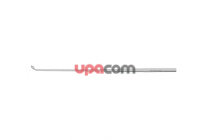 Кольцевая кюретка по CAPPABIANCA-de DIVITIIS, круглая проволока, диаметр 5 мм, кончик загнут на 45°, с круглой рукояткой, длина 25 см,по SCHWARTZ-ANAND