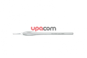 Рукоятка скальпеля, прямая, длина 14 см, для лезвий 208010-15, 208210-15