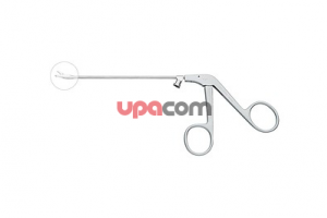 Острые носовые щипцы RHINOFORCE II по MACKAY-GRUNWALD, загнутые вверх на 45°, режущие насквозь, очень тонкие, для ровного тканещадящего разреза, 11.5 х 3.5 мм, размер 2, с разъемом для чистки, длина 13 см