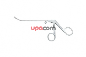 Носовые щипцы RHINOFORCE II по BLAKESLEY-CASTELNUOVO, конец тубуса загнут вверх на 25°, с прямыми браншами, ширина 3 мм, с разъемом для чистки, длина 13 см