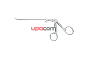 Острые носовые щипцы RHINOFORCE II по GRUNWALD-HENKE, загнутые вверх на 45°, режущие насквозь, для ровного тканещадящего разреза, форма по BLAKESLEY, размер 0, ширина 3 мм, с разъемом для чистки, длина 13 см