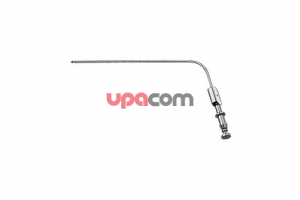 Аспирационная трубка по FERGUSON-CASTELNUOVO, с отверстием регулировки потока и мандреном, градуированная, с боковым отверстием внизу, диаметр 2.5 мм, длина 15 см