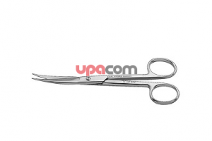 Ножницы, загнутые, острый/острый, длина 13 см