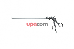 Ножницы CLICKLINE по METZENBAUM, поворотные, разборные, с соединением для монополярной коагуляции, обе бранши подвижны, загнутые, бранши 15 мм, размер 5 мм, длина 30 см, рукоятка 33121