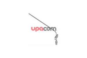 Аспирационная трубка, угловая, с ручкой-пластинкой и отверстием регулировки потока, LUER, диаметр 3 мм, длина 14 см