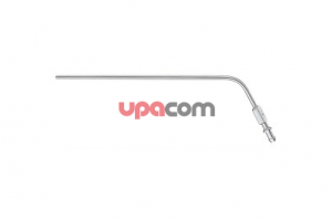 Аспирационная трубка, угловая, с загнутыми краями на дистальном конце, диаметр 5 мм, рабочая длина 23 см, по ROSENTHAL