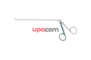 Щипчики, прямые, режущие внакладку, очень острые, с овальными окончатыми ложкообразными браншами, ширина 1.8 мм, рабочая длина 15 см, цветовой код: одна половина рукоятки синяя