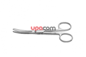 Ножницы, загнутые, тупой/тупой, длина 14.5 см