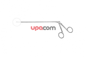 Щипчики, загнутые вверх на 45°, режущие внакладку, с овальными окончатыми ложкообразными браншами, ширина 1.8 мм, рабочая длина 18 см