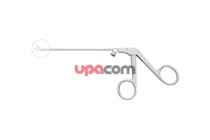 Острые носовые щипцы RHINOFORCE II по MACKAY-GRUNWALD, загнутые вверх на 45°, режущие насквозь, очень тонкие, для ровного тканещадящего разреза, 8x3 мм, размер 1, с разъемом для чистки, длина 13 см