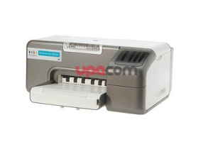Цветной струйный принтер, с горизонтальной подачей бумаги, включая сетевой кабель, кабель USB для принтера, длина 200 см, черный и цветной чернильные картриджи