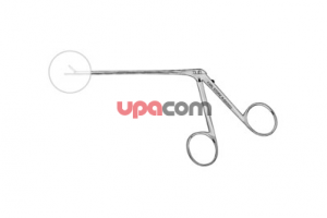 Щипчики по STRUMPEL, с овальными окончатыми ложкообразными браншами, загнутые вверх на 45°, ширина 2.5 мм, рабочая длина 12.5 см