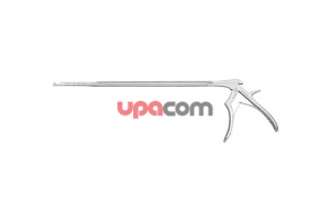 Костный выкусыватель по KERRISON, разборный, дистально градуированный, режущий внакладку вверх под углом 90°, 3 мм, диаметр круглого стержня 10 мм, рабочая длина 30 см