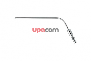 Аспирационная трубка, с дистальным ретрактором для нервов, с отверстием регулировки потока, переходник с замком LUER, диаметр 2.7 мм, длина 15 см, по GAAB/OERTEL