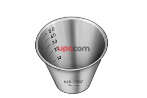 Медицинская чаша, металлическая, 50 см3, диаметр 57 мм, высота 47 мм
