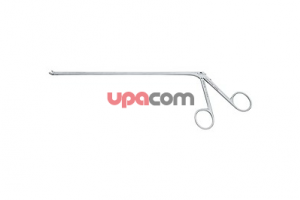 Миниатюрные щипчики, загнутые вверх, режущие насквозь, с тонкими, плоскими браншами, ширина разреза 1 мм, рабочая длина 18 см