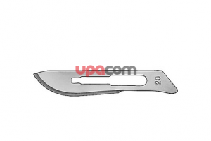 Скальпельное лезвие, для рукоятки 208100, № 20, стерильное, 100 шт./упаковка