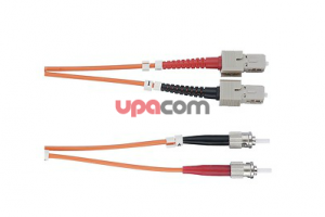 Оптоволоконный сетевой кабель, соединительный кабель LWL с коннекторами ST и SC, конфигурирован, длина 100 см