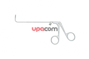 Щипцы «Жираф» по KUHN-BOLGER, с ложкообразными браншами, загнутые вверх на 90°, горизонтально открывающиеся, диаметр 2 мм, с разъемом для чистки, длина 13 см