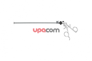 Щипцы CLICKLINE для захвата и диссекции по MANHES, «Клюв утки», тупые, поворотные, разборные, без соединения для монопопярной коагуляции, одна бранша подвижна, для частичного сжимания ткани, размер 5 мм, длина 30 см, рукоятка 33141