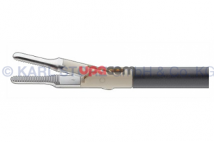 Щипцы-вставка RoBi, для захватывающих щипцов, модель CLERMONT-FERRAND, одна бранша подвижна, узкие бранши, для диссекции, захвата и биполярной коагуляции тонких структур, размер 5 мм, длина 36 см