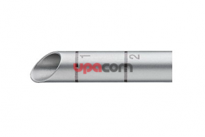 Расширительный тубус, диаметр 6.5 мм, с поворотной рукояткой и переходником LUER, с двумя дистальными носиками-расширителями, прямыми, по HELLINGER