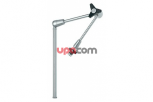 Шарнирный штатив, усиленная модель, прямой, с одним механическим центральным зажимом для всех пяти функций шарнира, высота 30 см, диапазон поворота 37 см, по GAAB/OERTEL