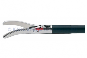 Ножницы-вставка CLICKLINE, для ножниц, обе бранши подвижны, зубчатые бранши, ложкообразно загнутые, длина браншей 20 мм, размер 5 мм, длина 30 см, для использования с троакарами размером 6 мм