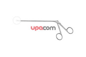 Щипчики, загнутые вправо, режущие внакладку, с овальными окончатыми ложкообразными браншами, ширина 1.8 мм, рабочая длина 15 см