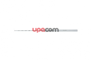 Крючок-пальпатор, градуированный, диаметр 1.5 мм, длина крючка 1 мм, рабочая длина 7.5 см, для использования с троакаром 58702 X, для артроскопии нижнечелюстного сустава