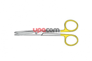 Ножницы по MAYO, загнутые, с карбид-вольфрамовыми лезвиями, длина 15 см