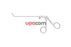 Щипцы «Жираф» по KUHN-BOLGER, с ложкообразными браншами, загнутые вверх на 55°, вертикально открывающиеся, диаметр 2 мм, с разъемом для чистки, длина 13 см