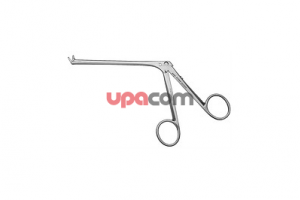 Носовые щипцы, загнутые вверх на 45°, режущие насквозь, усиленная модель, малые, величина разреза 2.5 x 6.5 мм, рабочая длина 10.5 см