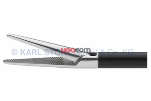 Щипцы-вставка CLICKLINE, для щипцов для захвата и диссекции по MANHES, атравматические, особенно подходят для захвата и отделения полых органов, одна бранша подвижна, размер 5 мм, длина 36 см