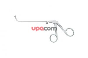 Щипцы RHINOFORCE II с ложкообразными браншами по STAMMBERGER, вертикально открывающиеся, загнутые вверх на 65°, диаметр 3 мм, с разъемом для чистки, длина 12 см