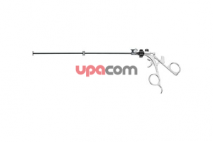 Щипцы CLICKLINE для захвата и диссекции по MANHES,«Клюв утки», тупые, поворотные, разборные, без соединения для монопопярной коагуляции, одна бранша подвижна, для сжимания больших площадей ткани, размер 5 мм, длина 36 см, рукоятка 33141