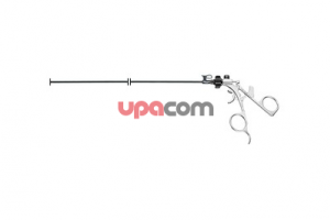 Щипцы CLICKLINE для захвата и диссекции по MANHES, «Клюв утки», тупые, поворотные, разборные, без соединения для монопопярной коагуляции, одна бранша подвижна, для сжимания больших площадей ткани, размер 5 мм, длина 36 см, рукоятка 33141